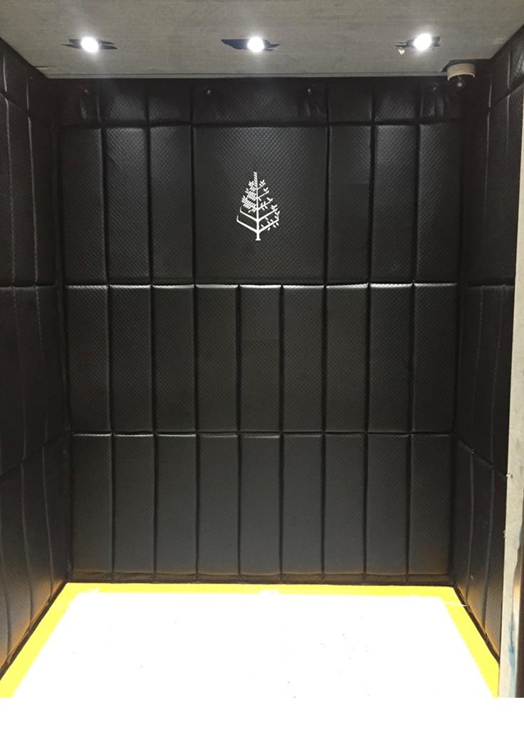 Instalacion pads para elevador Four Seasons